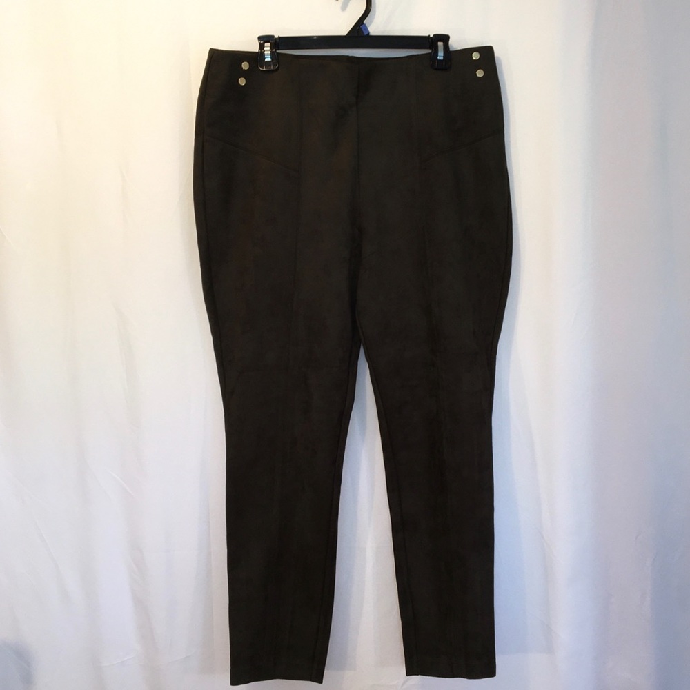 Marc New York Faux Suede High Waist Slim Fit NWT